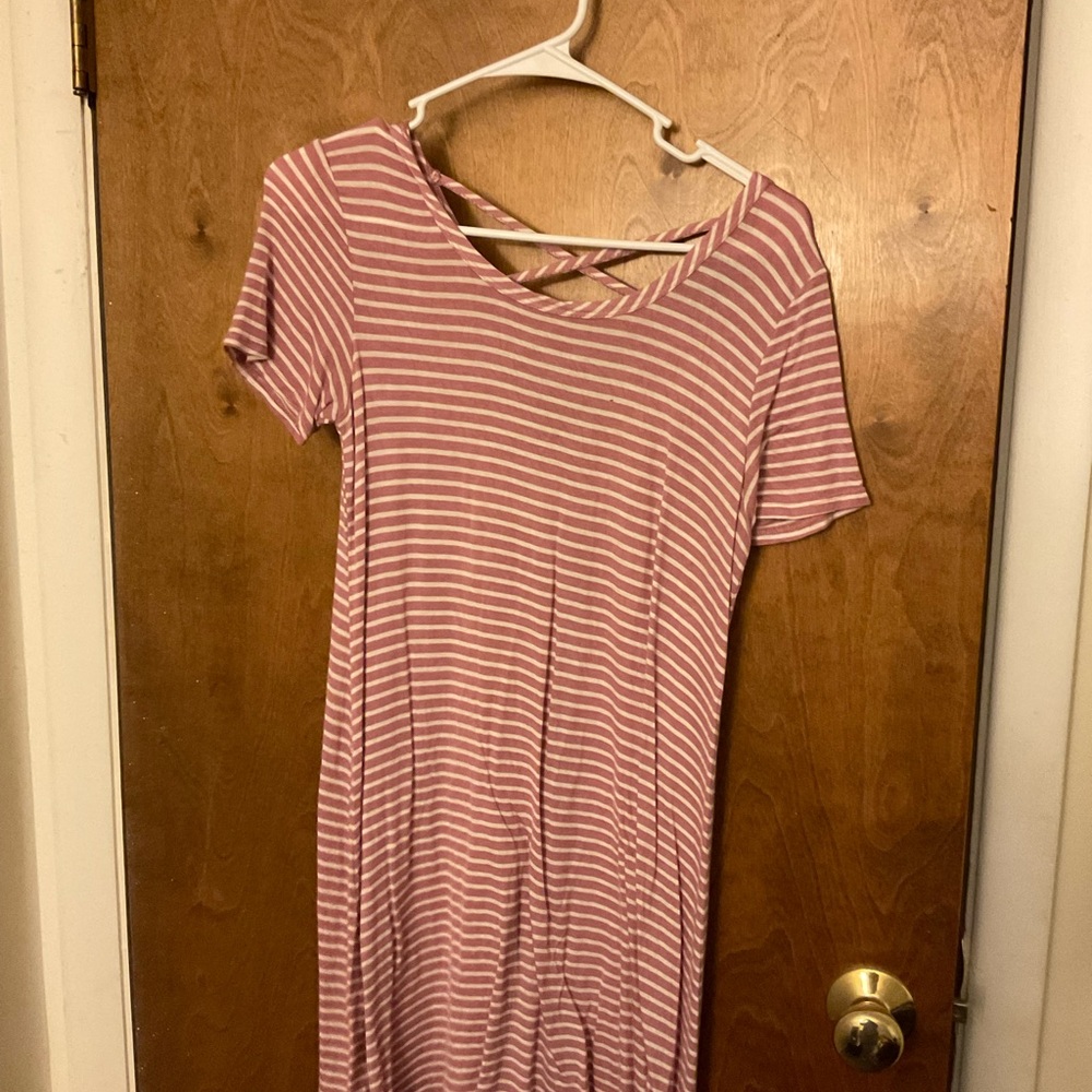 Striped Pink Dress